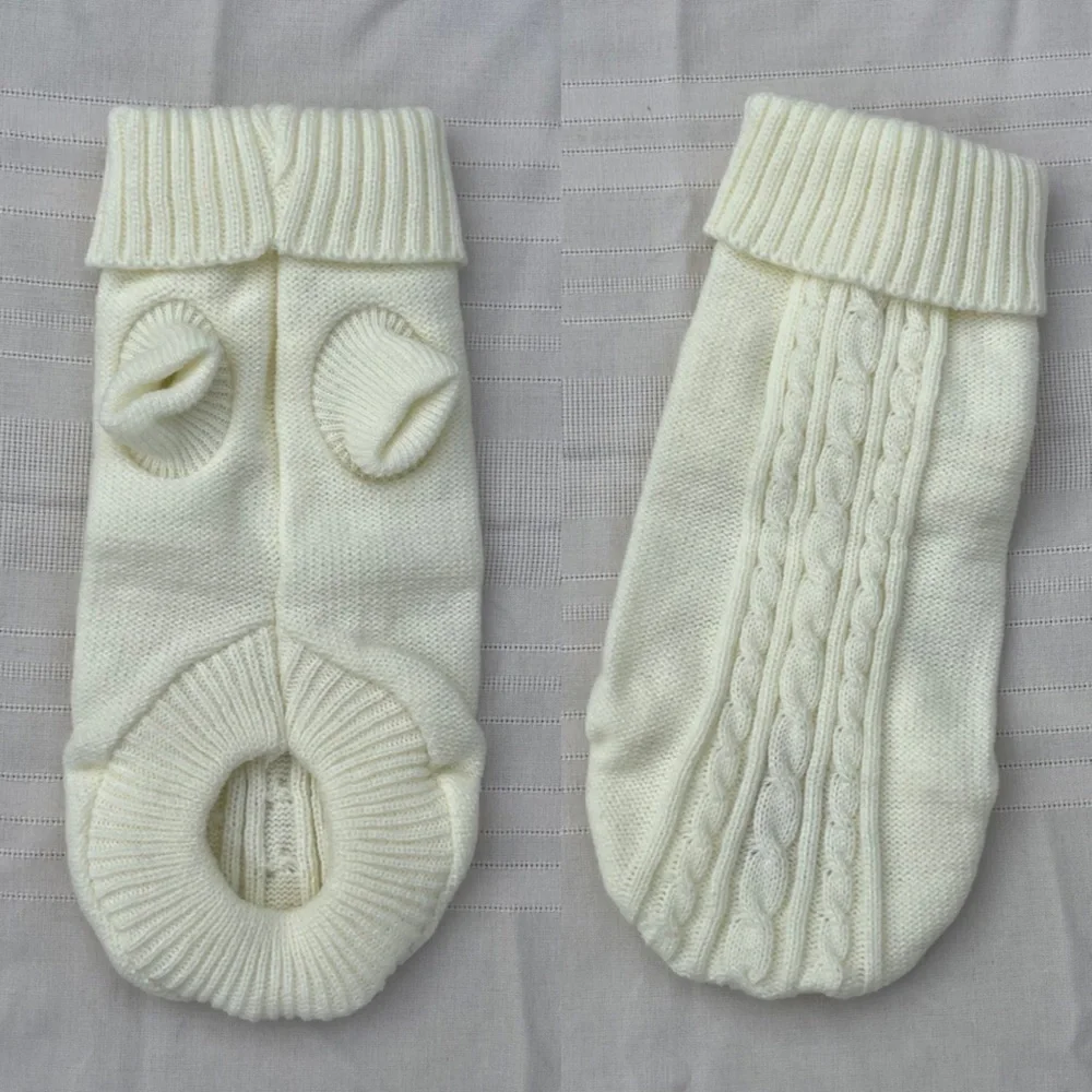 Turtleneck Knit Sweater for Dogs